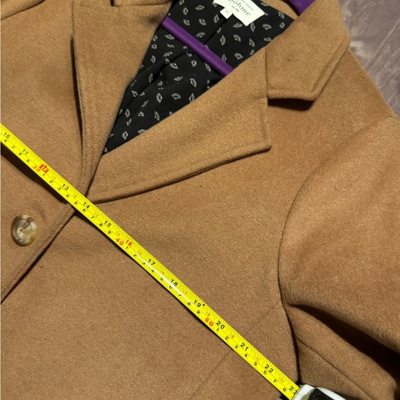 Bohme Tan and Black Trench Coat - Picture 4 of 4
